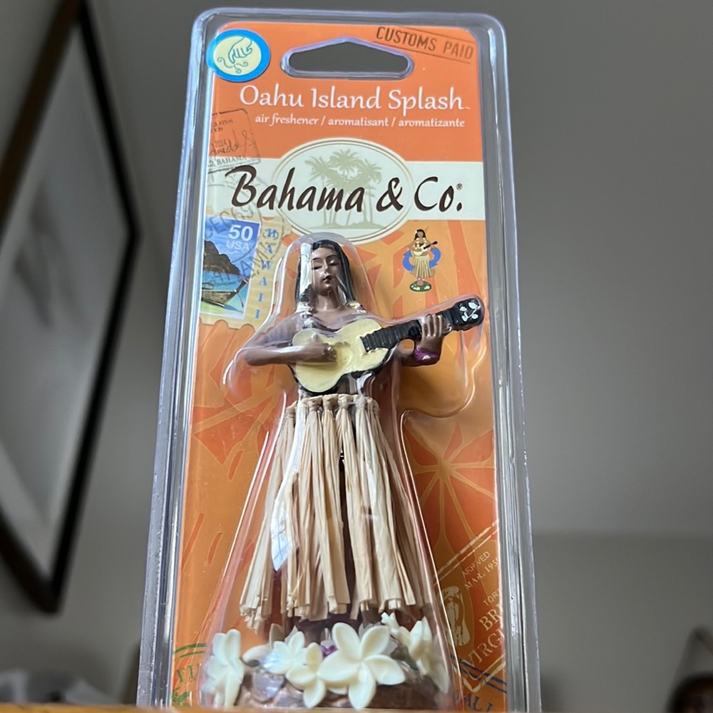 Oahu Hula girl car air freshener